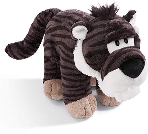 NICI Plüschtier Säbelzahntieger 30 cm – Säbelzahn-Tiger Kuscheltier für Jungen, Mädchen & Babys – Flauschiges Stofftier zum Kuscheln & Spielen – Schmusetier für Kuscheltierliebhaber – 45315