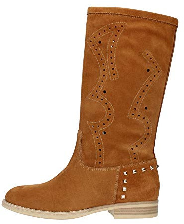 Nero Giardini E010301D Stivali Donna in Pelle - Tabacco 38 EU