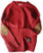 Winter Thick Men'S Sweater Patch All-Match Knitted Bottoming Shirt Men'S Sweater Red