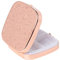 Élégante boîte à pilules de voyage en métal - pour un usage quotidien (Rectangulaire 3 intervalles, Rose)