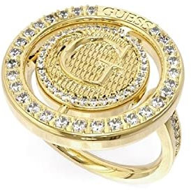 Guess Damen Ringe aus Edelstahl Ringgröße 55 (17.5)