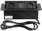 Brollux Einbausteckdose versenkbar 2fach mit USB schwarz mit Softöffnung Alu Sprizguss mit 1,5m Anschlusskabel Steckdose, 2fach mit USB 26cm, 100842BUSB