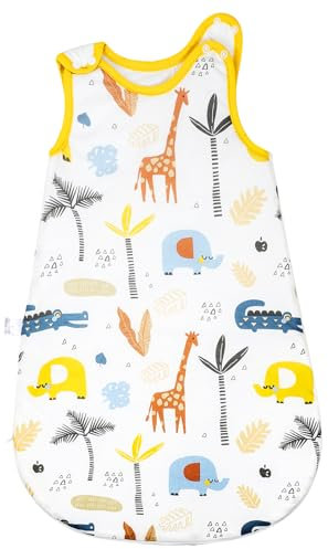 FLYISH DIRECT Baby Schlafsack Winter, 2.5tog Warm Babyschlafsack, Baumwolle Babyschlafsack für Neugeboren und Kinder, 76cm
