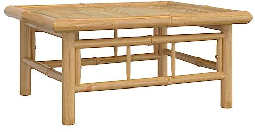 vidaXL Table de Jardin 65x55x30 cm Bambou, Table d'extérieur, mobilier de Jardin, mobilier de Patio, Table de Patio, mobilier d'extérieur, Table Basse