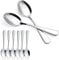 BESCH 6 Cucharas de Postre Acero Inoxidable 15 x 3.2 cm(Cucharas de Postre)