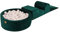 MEOWBABY Parco Giochi in Schiuma con Piscina di Palline 90x30cm/200 Palline per Bambini - Blocchi Morbidi, Velluto, Verde Scuro: Tutto Bianco