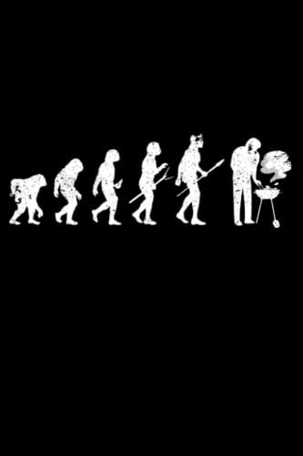 Grilling Evolution Of Man BBQ Grill Barbeque Meat Smoker: Grilling Gifts Barbecue And Smoker BBQ Accessories | Dot Grid Journal, Notebook or Organizer ... book, Scheduler, Task Checklist | 6x9