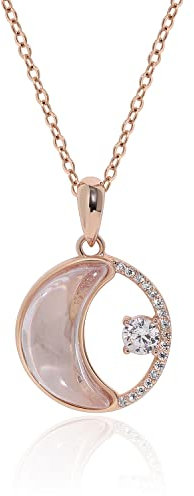 Meissa Moon Necklaces for Women Dainty Gold Choker Necklaces Layering Necklaces Cute Moon Boho Jewellery Graduation Gift for Her, Rose Gold