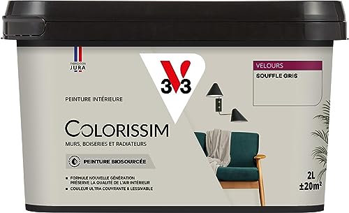 V33 Peinture multi-supports Colorissim® Souffle gris Velours 2L