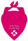 YONACREA - Foulard/Bandana - Special Féria - Personnalisable avec votre texte et Logo - Taille Adulte - ROSE FUSHIA