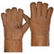 Harssidanzar Winter Lederhandschuhe, warme Shearling Wolle gefüttert für Männer Winter kaltes Wetter Handschuhe KM053EU,Kaffee,Größe S