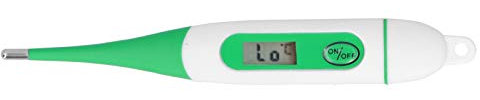 Greensen Digital Fieberthermometer für Tiere, wasserdicht, für Rinder, Schafe, Pferde, mit LCD-Anzeige, hängendes Loch