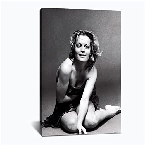 WYYXF Leinwandbild Moder Romy Schneider Poster Leinwand Wandkunst Bilder für Schlafzimmer ohne Rahmen (50 x 70 cm)