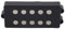 Pastilla de bajo de 5 Cuerdas, Sonido Claro de Metal, Pastilla de Doble Bobina, Suministros para Bajos, Accesorios para Instrumentos Musicales
