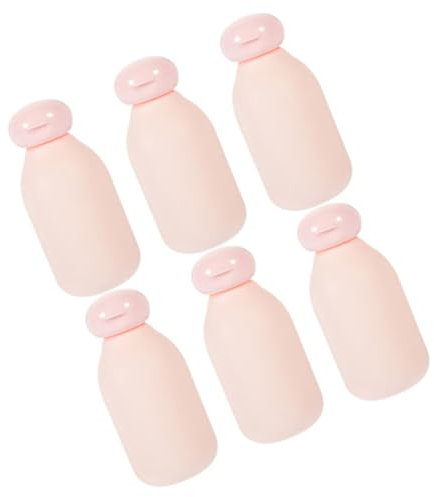 TOVINANNA Kunststoff-Quetschflaschen Mit Klappverschluss 100 Ml 6 Stück Nachfüllbare Kosmetische Quetschflaschen Behälter In Reisegröße Für Shampoo Körperlotion Bad Duschgel