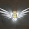 Tiere Wandleuchte Tiere Wandleuchte Led Kunstharz Wandleuchte, Owl Wall Light Eagle Lamp, Niedliche LED-Wandleuchte, Batteriebetriebenes Nachtlicht, für Schlafzimmer (Eulenlampe, 20.5 * 12.5CM)
