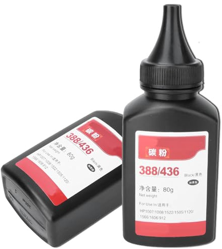 1 Flasche 100g / 3,5oz Refill Toner Powder Fit Schwarz für Drucker Refill Kit für HP P1008 M1213 M1136 M1216 P1106 P1107 P1108
