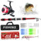 Peosaard Fischerei Adventskalender 2024, 1 Set Fishing Tackle Advent Calender, Fischereikalender Adventskalender 2024, Weihnachts -Countdown -Kalender für Fisher