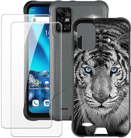 OAGELIM Made for Hammer Blade 4 Case + 2PCS Screen Protector Tempered Glass, Ultra Thin Bumper Shockproof Soft TPU Silicone Cover for Hammer Blade 4 (6.5”)