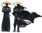 GETAJGHSD 2 Stück Ritterliche Schmuckstücke Japanische Gartendekoration Japanische Krieger Statue Aquariumdekorationen Japanische Ninja Actionfiguren Japanische Ninja Figuren Mini