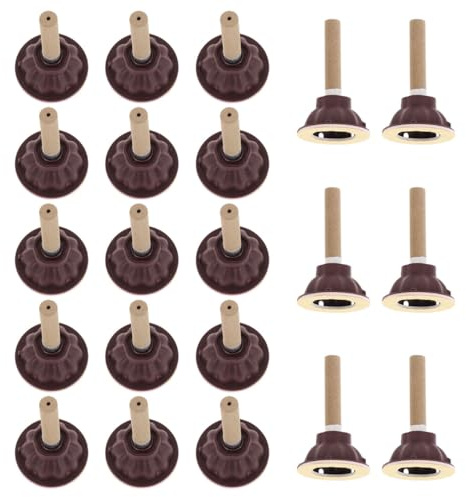Ipetboom 50 Stück Moxa Stäbchen für Zuhause Handgefertigt Haushalts Stäbchen Zubehör Professioneller Stick - Kaffee Pp Moxibustion Sticks Langlebig für Familien Kliniken und Massageanwendungen