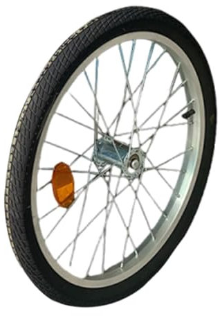 Ronyme Anhängerrad Ersatz großartige Traktion Austauschbar einfach Installation Support Fahrradfahrradanhängerkomponenten Ersatzrad, 20 Inch
