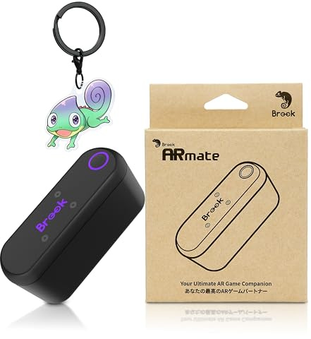 Brook AR Mate Auto Catcher mit Schlüsselanhänger – Wearables AR-Gaming-Gerät für Pokémon GO, Monster Hunter & Pikmin | Auto Catch, Auto Spin, Smart Roam, App-Steuerung