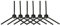 Tbrov Filtro Hepa Spazzola Laterale Ricambi Compatibili con Aspirapolvere Ariete 2711/2712 / 2713/2717 / 2718 Briciola, Xclean, PRO Evolution(6 Side Brushes)
