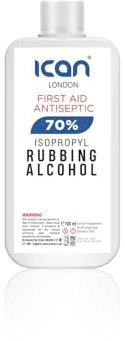 ICAN London Isopropyl Alcohol 70%, First Aid Antiseptic, All Purpose Disinfectant (100 ml)