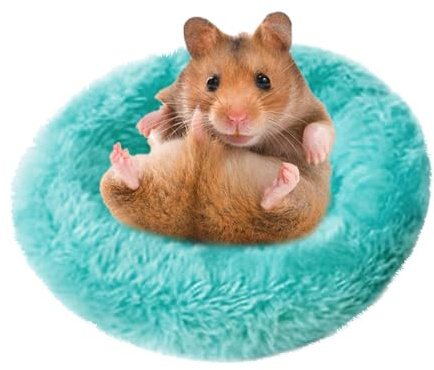 Shell : Large Chewable Habitat Small Animal Home | Breathable Removable Heating Pad | Hammock Type for Dwarf Hamsters