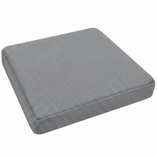 Shower Seat Cushion Waterproof with Non Slip Silicone Base, 4D Air-Fiber | Quick Dry Shower Chair Cushion for Benches, Bath Seat Pad for Elderly, Disabled, Tub, Pool & Garden Kneeling