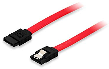 Equip 111801 Cable de SATA 1 m SATA 7-Pin Rojo - Cable SATA (1 m, SATA II, SATA 7-Pin, SATA 7-Pin, Male Connector/Male Connector, Rojo)