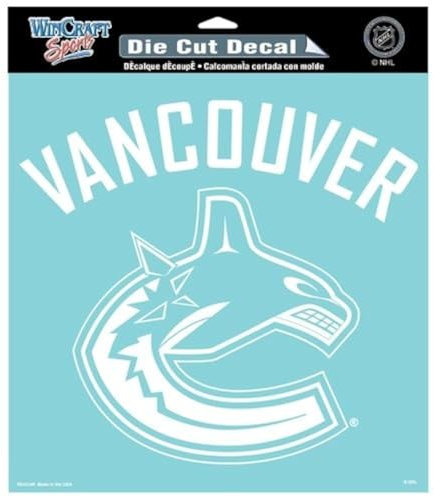 WinCraft NHL Vancouver Canucks WCR29619071 Perfect Cut Decals, 20,3 x 20,3 cm