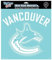 WinCraft NHL Vancouver Canucks WCR29619071 Perfect Cut Decals, 20,3 x 20,3 cm