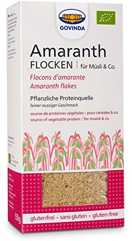 Govinda Amaranth-Flocken, 2er Pack (2 x 350 g Beutel) - Bio