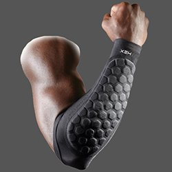 McDavid HexPad Compression Sleeves - Black, Small, 8-8.8 Inch