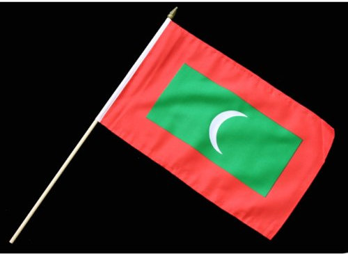 Everflag Stock-Flagge 30 x 45 : Malediven
