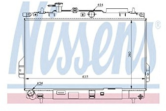 NISSENS Kühler, Motorkühlung 67481