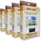 Mückennetz 4er Pack für Ihr Fenster 130x150 cm selbstklebend, in verschiedenen Ausführungen verfügbar (Schwarz/ *Premium*)