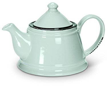 Abbott Collection Enamel Look Ceramic Teapot - Mint Green, 32oz (9 L)