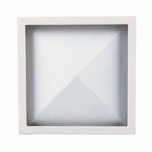 Heitronic LED Aufbauleuchte ALEKSI 8W quadratisch Deckenleuchte Deckenlampe Panel LED-Panel tageslichtweiß