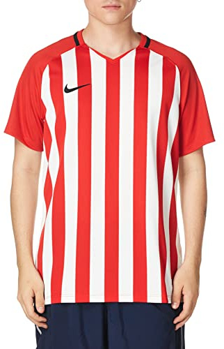 Nike Herren Striped Division III Football Jersey Long Sleeved T-Shirt