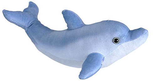 Wild Republic Living Ocean Mini Großer Tümmler, Wal-Kuscheltier, Schlaftier für Babys, Gastgeschenk für die nächste Babyparty, Füllung und Stoff aus recycelten Wasserflaschen, 30 cm