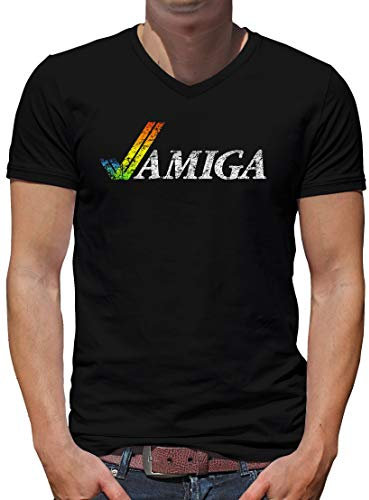 TShirt-People Amiga V-Kragen T-Shirt Herren XXL Schwarz