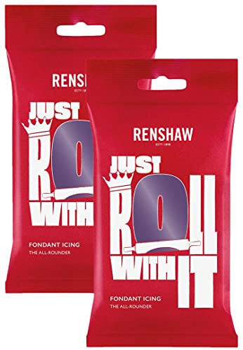 Renshaw Deep Purple Ready to Roll Icing 500g (Multipack 2X 250g)