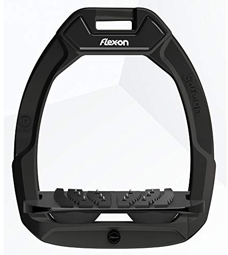 Flex-on Safe-on Safety Stirrups (Black/Black/Black/Black, Incline Ultra Grip)