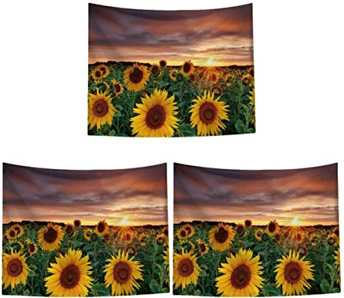 Cabilock 3 STK Tapisserie Tapisserie Strandtuch Quadratisch Wanddecke Wandteppich Strandmatte Decke Hand Serviette Fitness Polyester (Polyester) Europäisch Und Amerikanisch Hintergrund