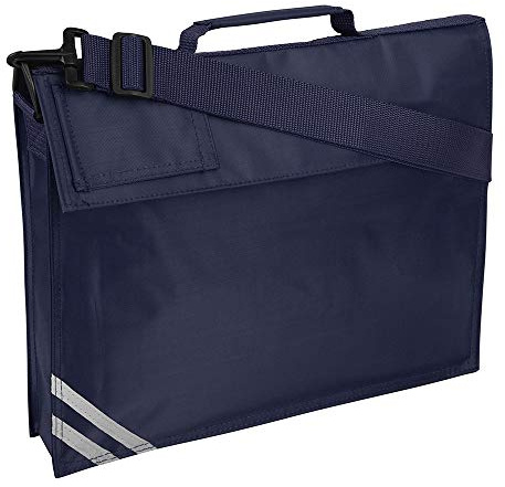Premium Book Bag with Strap (Navy)