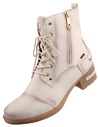 MUSTANG Damen Stiefelette Grau, Schuhgröße:EUR 40
