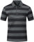 MoFiz Mens Polo Shirts Short Sleeve Striped Casual Golf Work Top Breathable Outdoor Tactical Hiking Active Sports Polo T-Shirt Striped Grey Size L